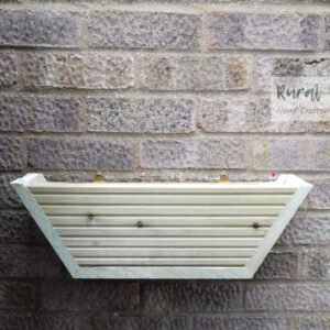 wooden hanging wall planter